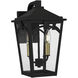 Jaxon 2 Light 14.5 inch Western Bronze Outdoor Wall Lantern