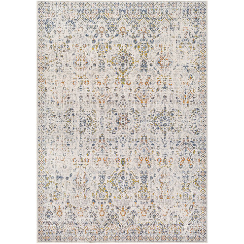 Porto 122 X 94 inch White/Light Gray/Dark Blue/Denim/Taupe Rugs, Rectangle