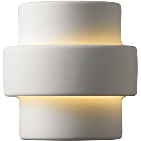 Ambiance Step 1 Light 9 inch Bisque Outdoor Wall Sconce, Small