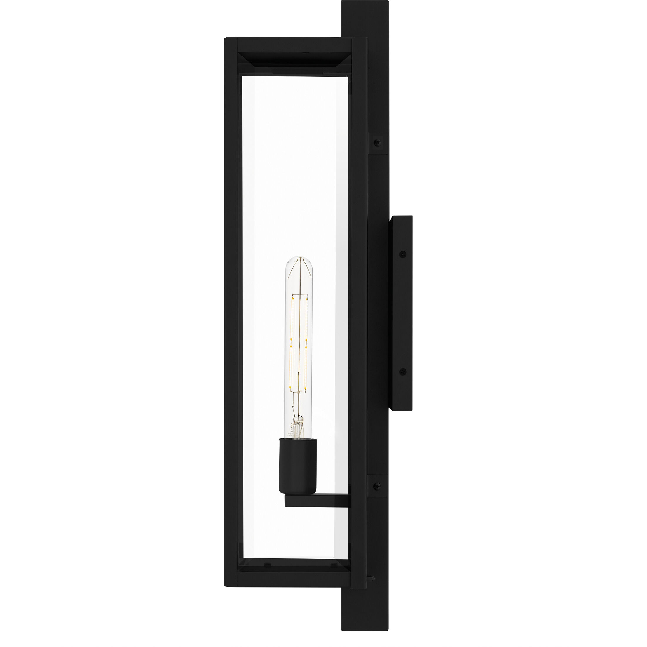 Dale 1 Light 26 inch Matte Black Outdoor Wall Lantern, Large