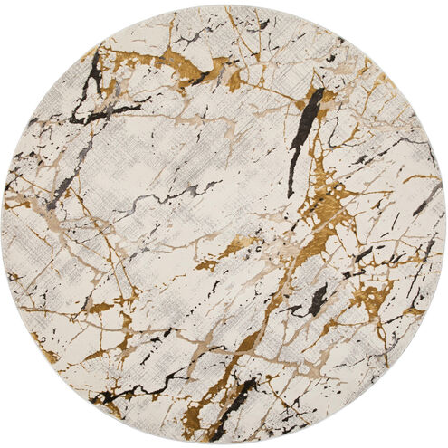 Zaria Earth Tones Rug in 8 Round