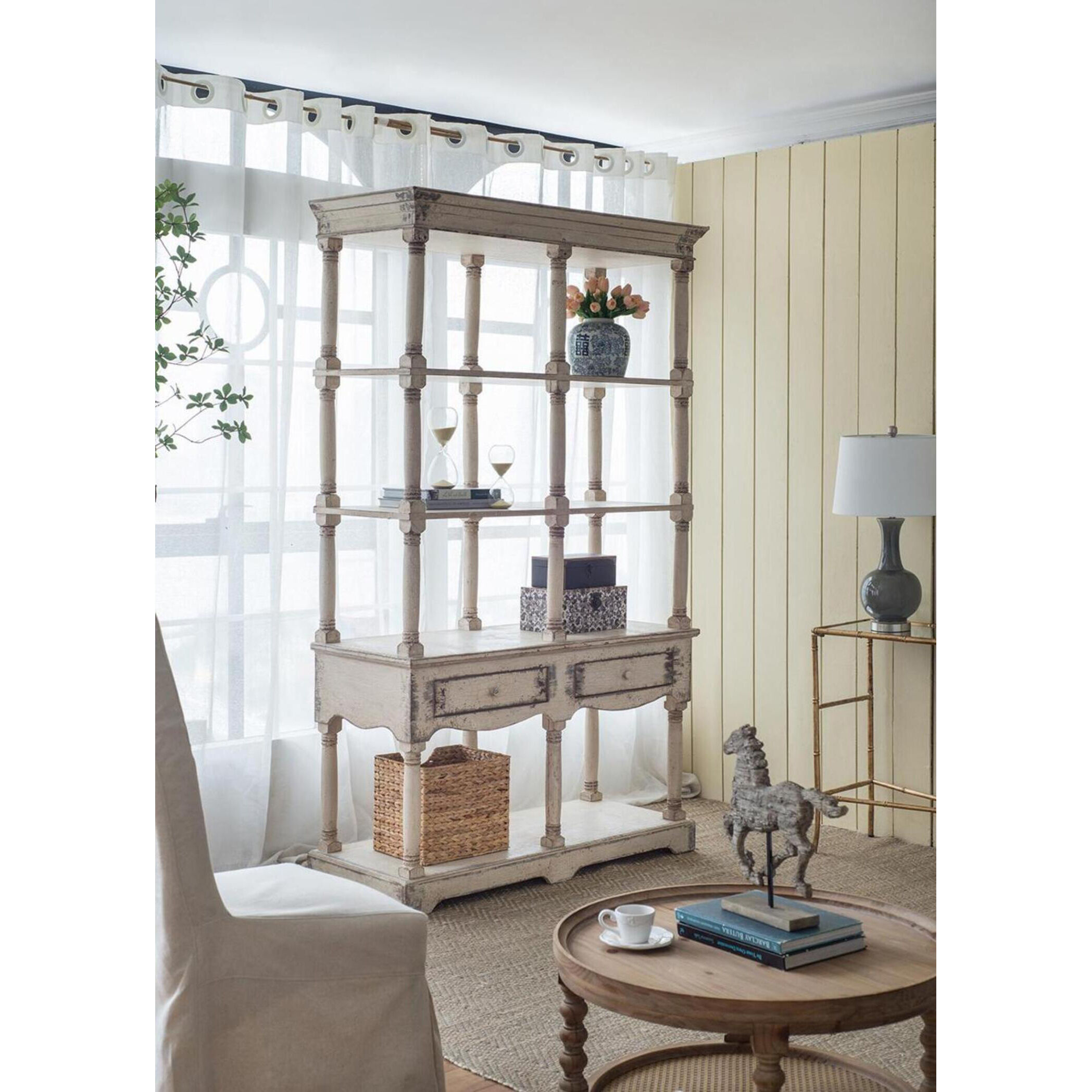 Adela White Bookcase