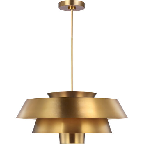 ED Ellen DeGeneres Brisbin 1 Light 24 inch Burnished Brass Pendant Ceiling Light