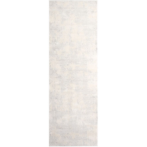 Kemer 36 X 24 inch Ivory/White Rug in 2 x 3