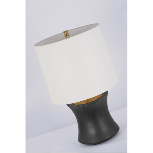 AERIN Marella 28 inch 15.00 watt Stained Black Metallic Accent Lamp Portable Light in Stained Black Metallic Porcelain
