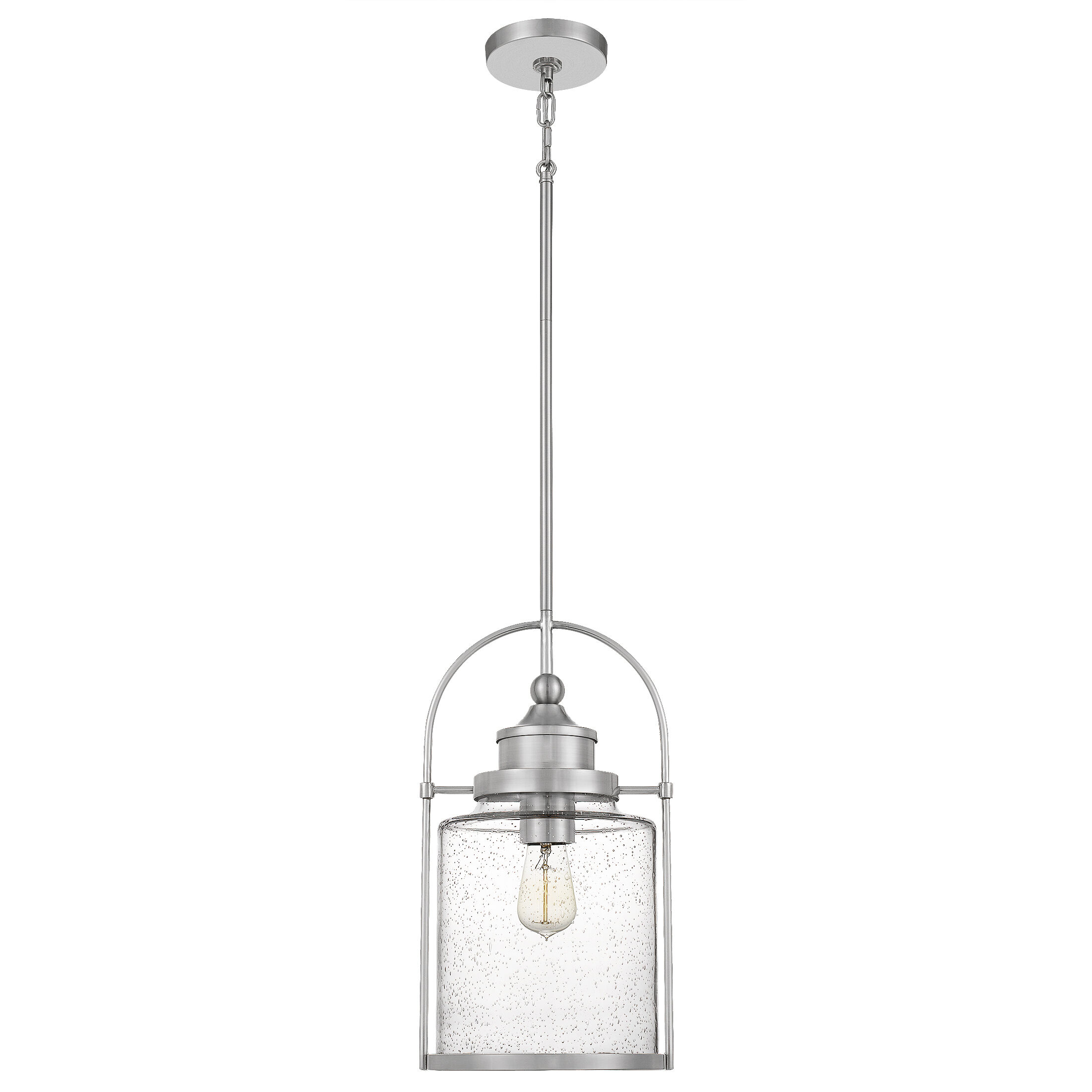 Payson 1 Light 10 inch Brushed Nickel Mini Pendant Ceiling Light