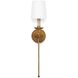 Clove 1 Light 5.5 inch Antique Gold Leaf Wall Sconce Wall Light, Single