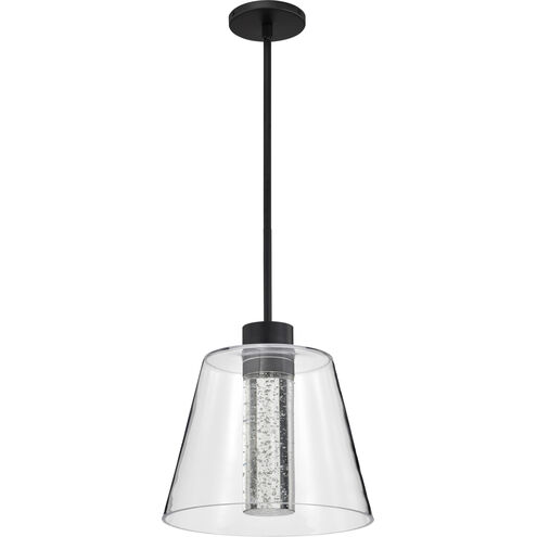 Aura LED 12 inch Matte Black Pendant Ceiling Light