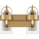 Ravik 2 Light 14.25 inch Legacy Brass Vanity Wall Light