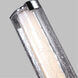Sean Lavin Cutler LED 24 inch Chrome Vanity Light Wall Light in Clear Crackle
