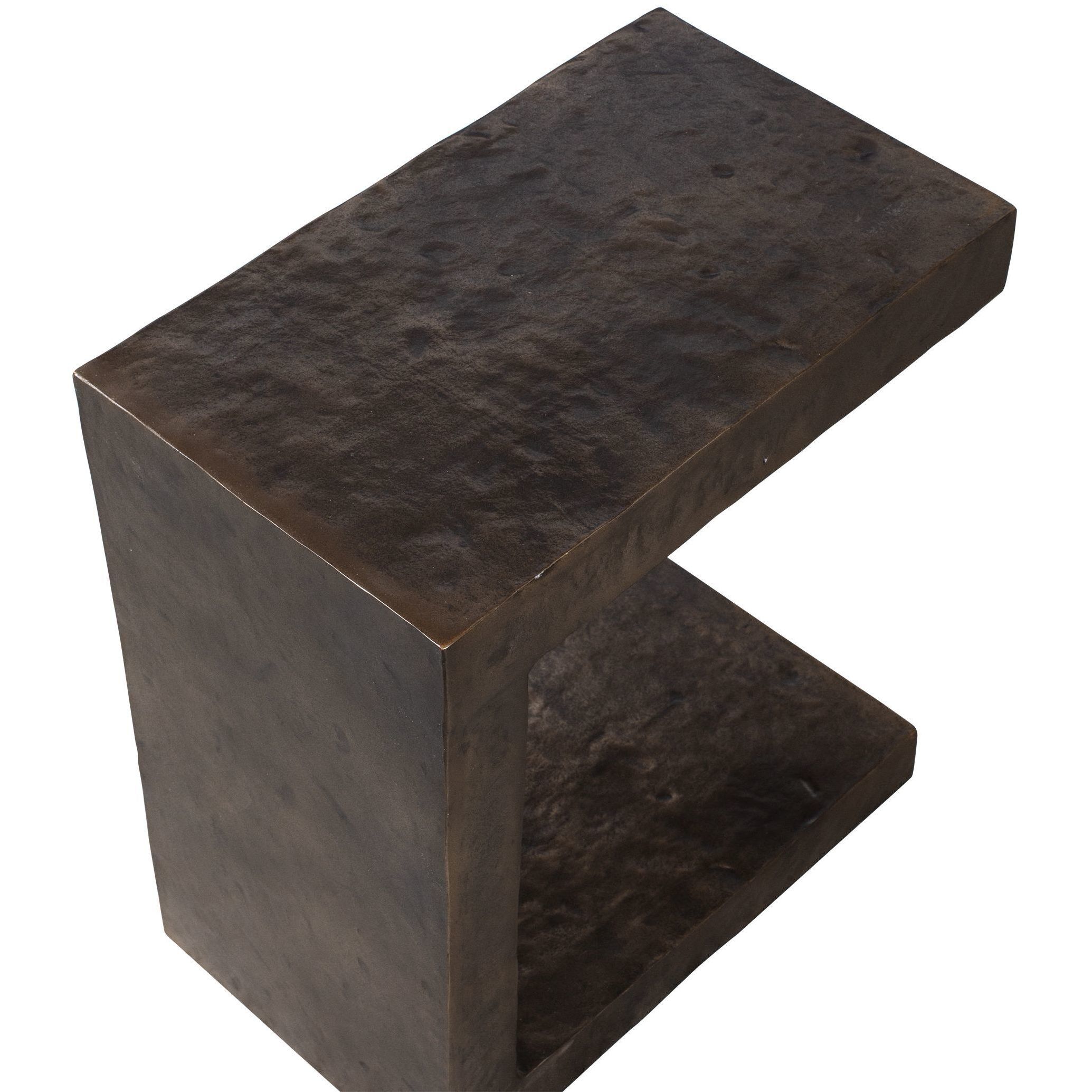 Obra 22 X 20 inch Dark Bronze Outdoor Side Table