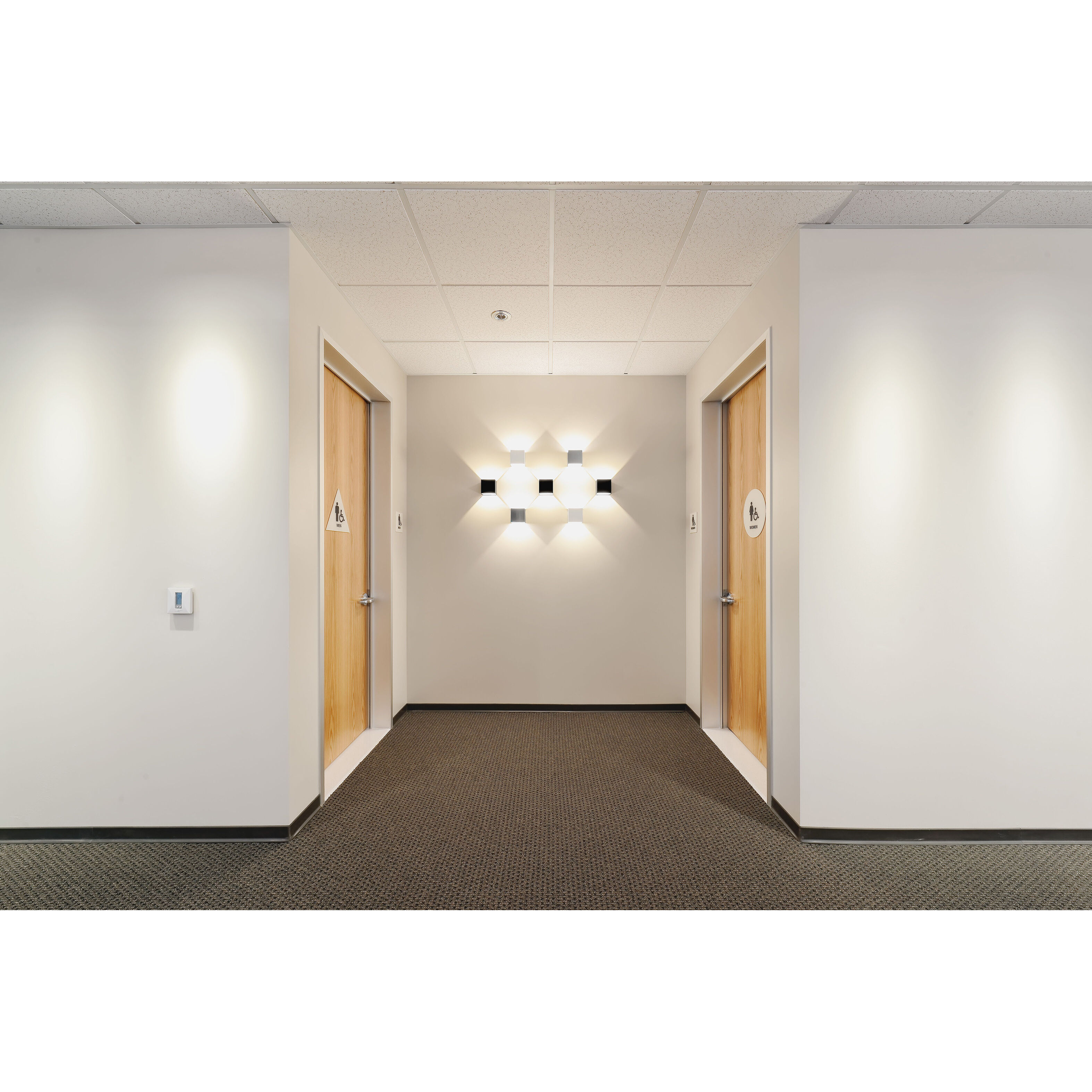 QB LED Wall Sconce Wall Light in White