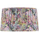 Wildflower Magenta and Green and Blue 18 inch Tapered Lamp Shade, Large
