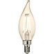 Branded Lamps LED F - Flame Tip C - E12 Candelabra 2.5 watt 120 2700K Light Bulb