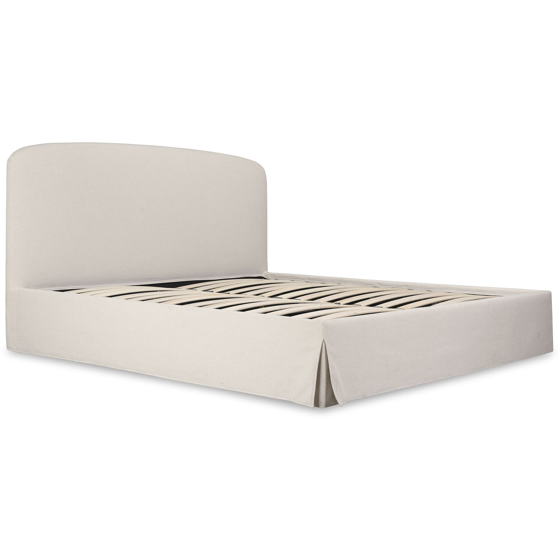 Joan White Storage Bed, Queen