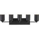 Nola 5 Light 31.75 inch Black Bath Vanity Wall Light