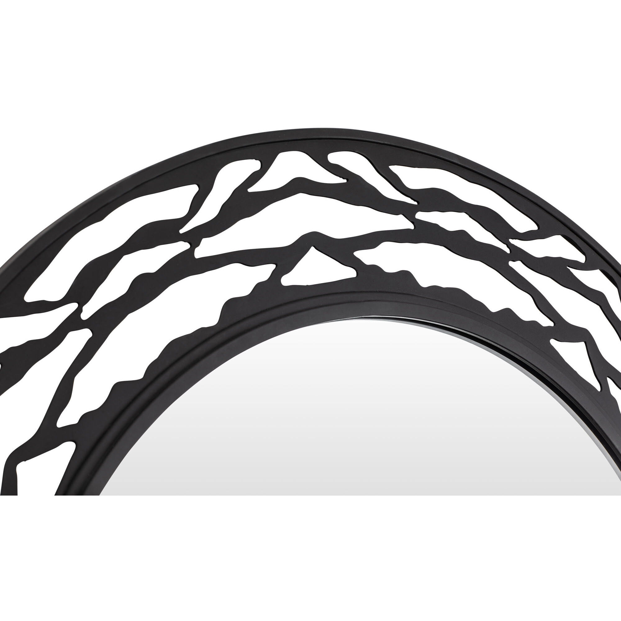 Kato 33 X 33 inch REF Wall Mirror in Carbon, Smithsonian Collaboration