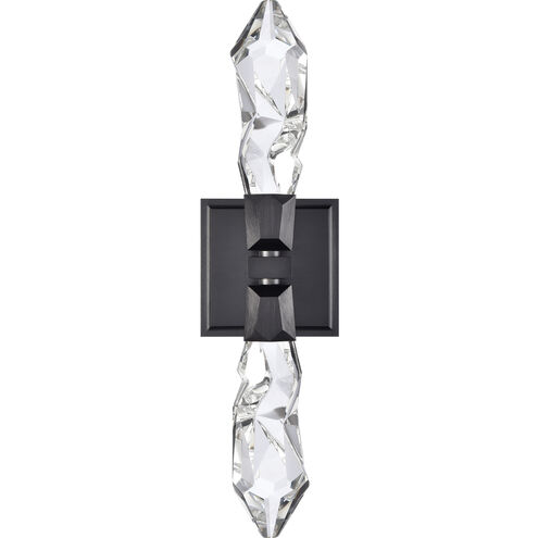 Angelus 2 Light 5.13 inch Satin Brushed Black Wall Sconce Wall Light