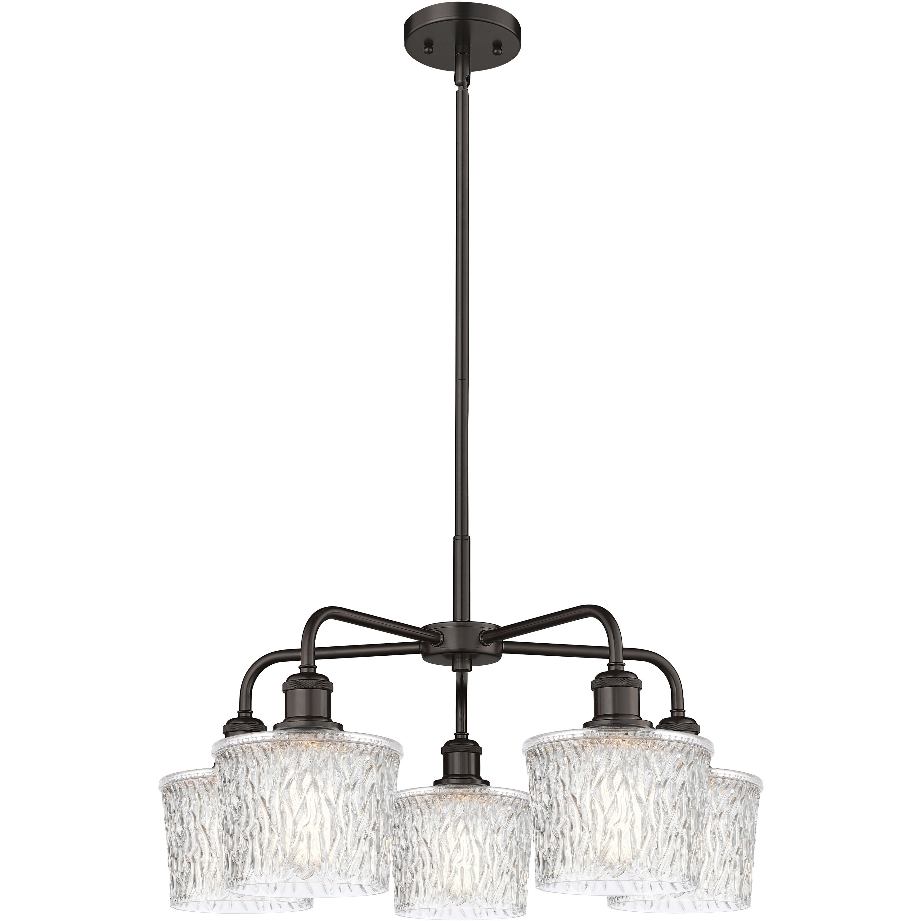 Niagra 5 Light 24.5 inch Oil Rubbed Bronze Chandelier Ceiling Light