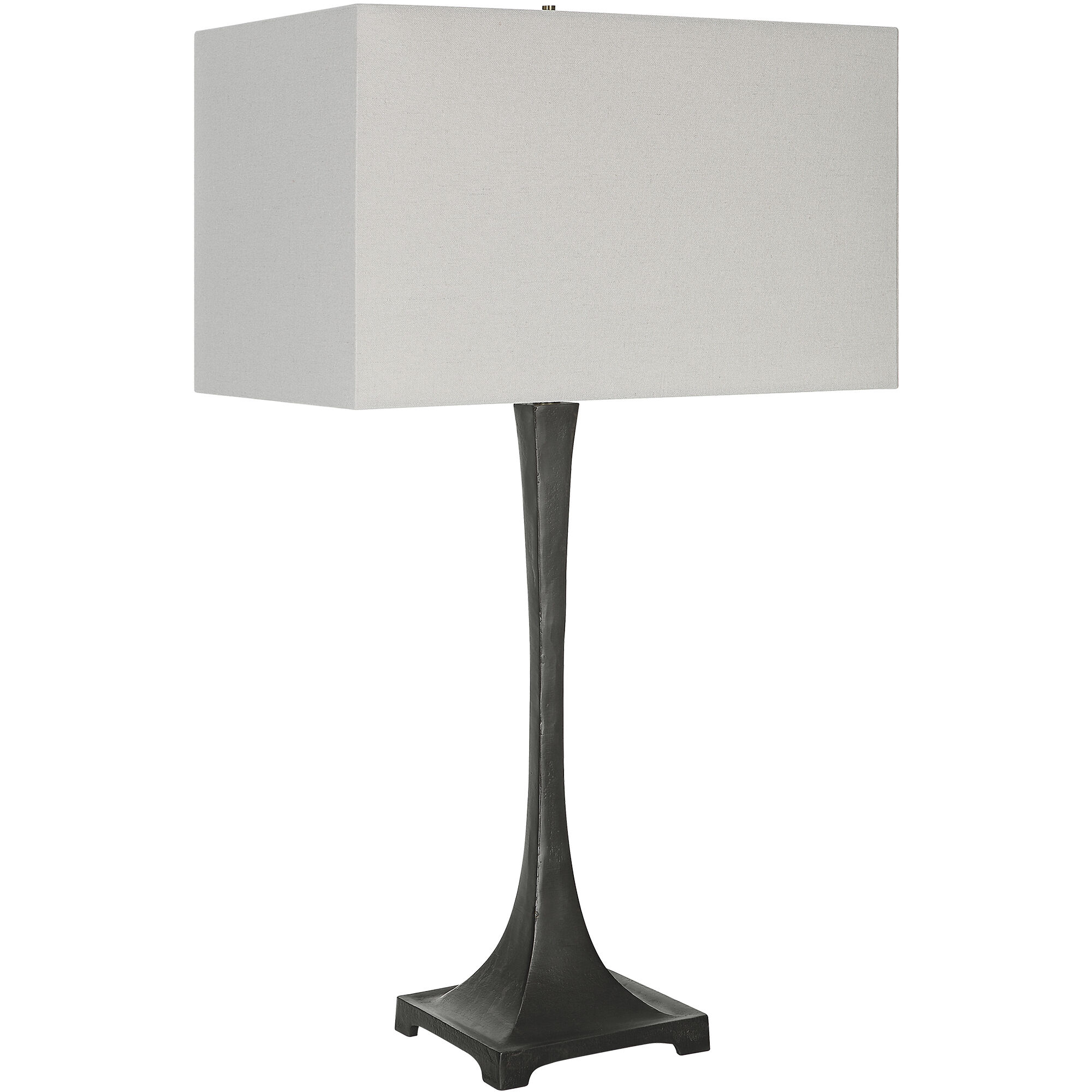 Reydan 30 inch 150.00 watt Rustic Black with Golden Highlights Table Lamp Portable Light