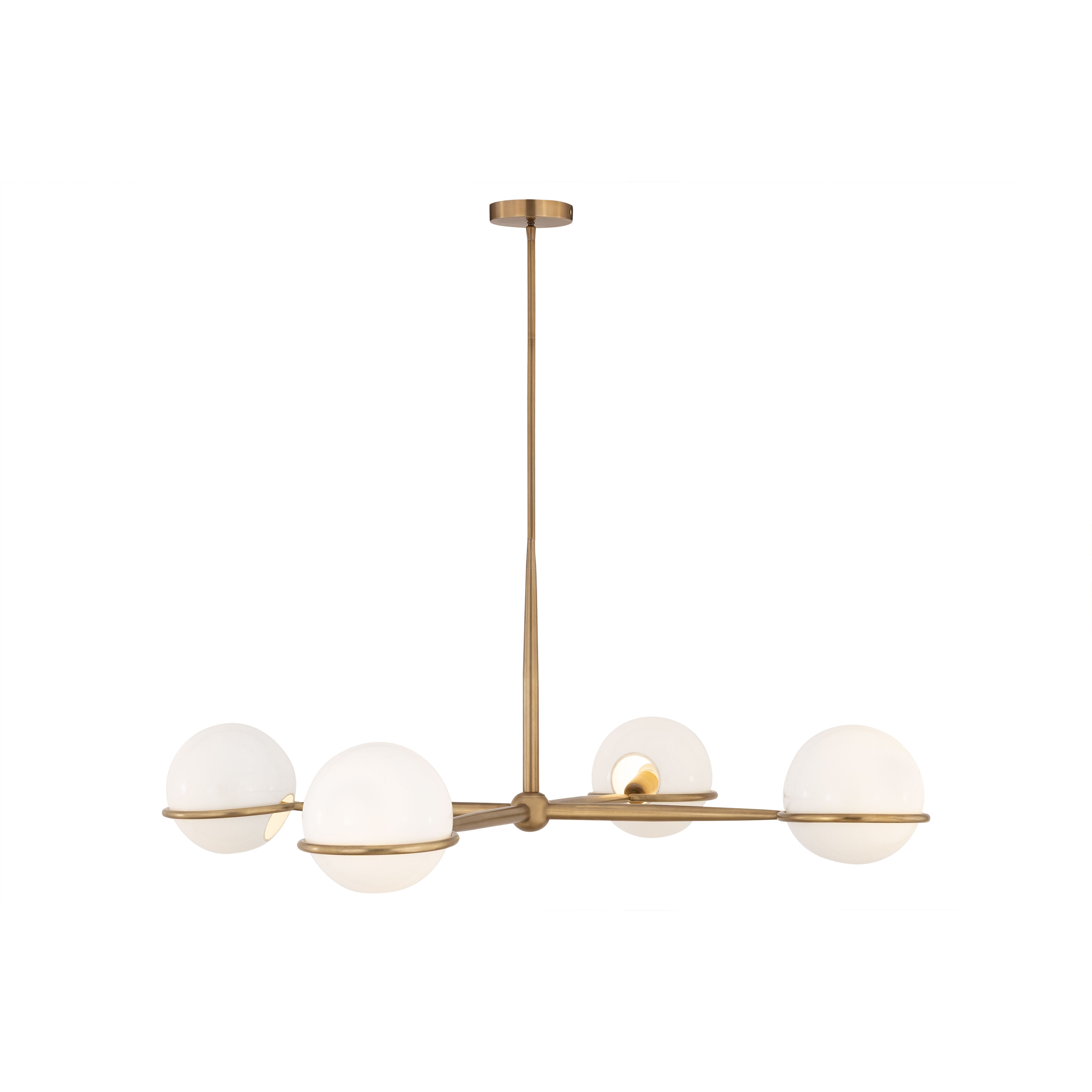 Orstyn 4 Light 48 inch Legacy Brass Chandelier Ceiling Light