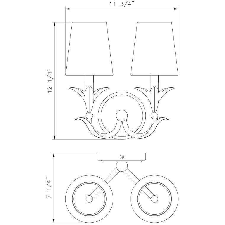 Aslin Wall Sconce Wall Light in Textured White