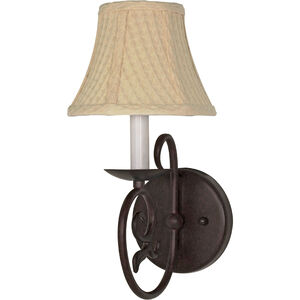 Tapas 1 Light 7 inch Old Bronze Wall Sconce Wall Light