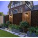 York 1 Light 13 inch Black Outdoor Wall Sconce