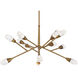 Synapse LED 31.5 inch Aged Brass Pendant Ceiling Light, Beyond