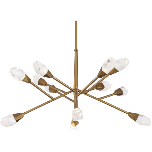 Synapse LED 31.5 inch Aged Brass Pendant Ceiling Light, Beyond