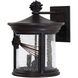 Abbey Lane 3 Light 14 inch Iron Oxide Outdoor Wall Mount in Incandescent, Great Outdoors