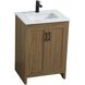 Finnley 24 X 34 inch Walnut Brown Bathroom Vanity Cabinet