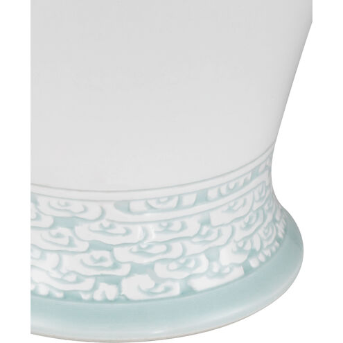 Ketty 31.25 inch 150.00 watt White/Light Blue Table Lamp Portable Light