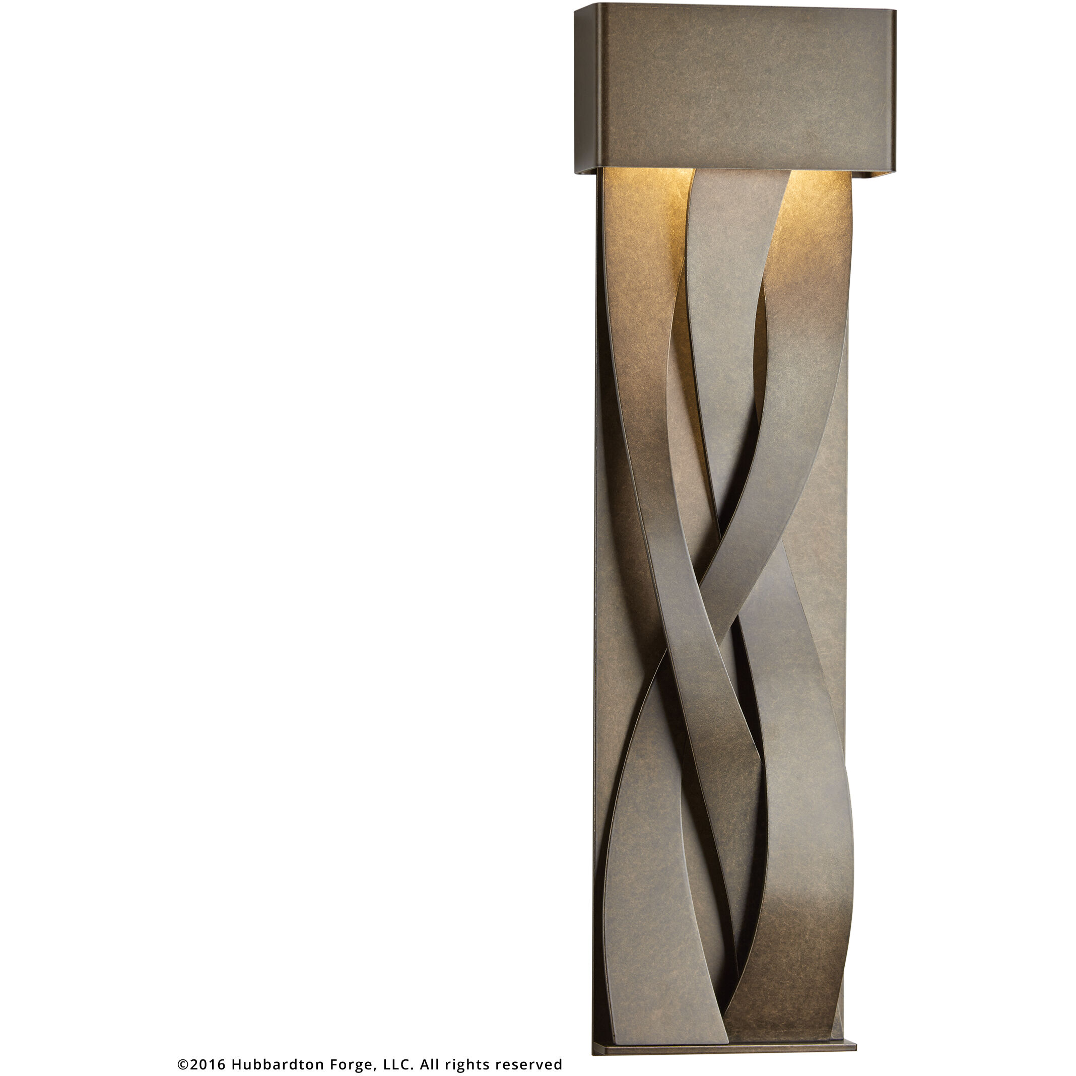 Tress LED 31.8 inch Coastal Bronze Outdoor Sconce, Large