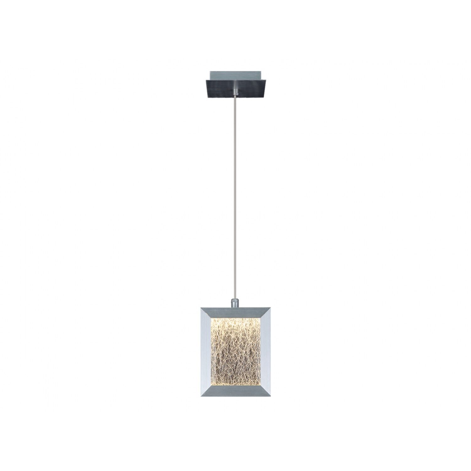 Brentwood LED 8 inch Brushed Aluminum Pendant Ceiling Light
