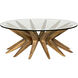 Waldo 40 X 40 inch Teak Coffee Table