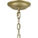 Loughton 3 Light 14 inch Golden Silver Chandelier Ceiling Light