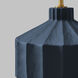 Kelly by Kelly Wearstler Veneto 16.5 inch 9 watt Matte Medium Blue Wash Table Lamp Portable Light