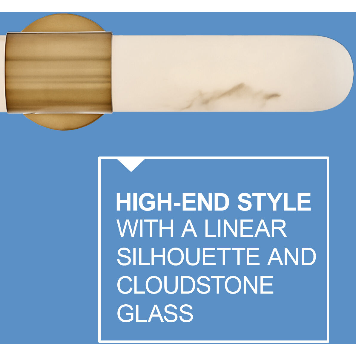 Ibiza LED 24 inch Heritage Brass Bath Light Wall Light