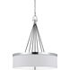 Rimini 3 Light 21 inch Chrome Chandelier Ceiling Light