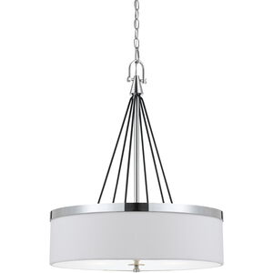 Rimini 3 Light 21 inch Chrome Chandelier Ceiling Light