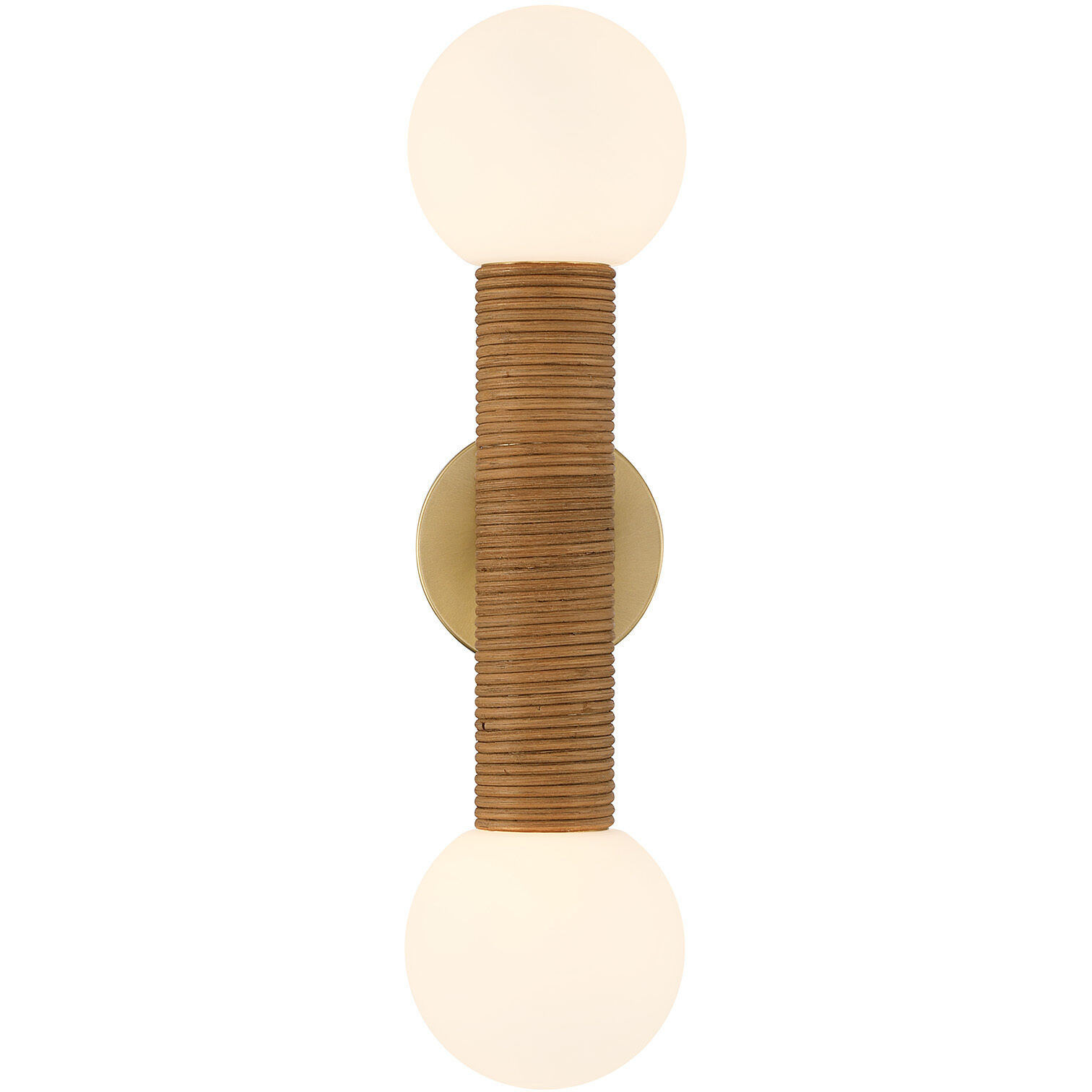 Jarrell 2 Light 5.13 inch Warm Brass Wall Sconce Wall Light