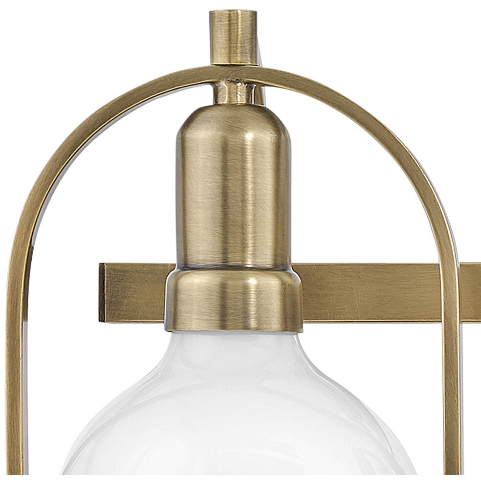 Somerset 3 Light 25 inch Heritage Brass Vanity Light Wall Light