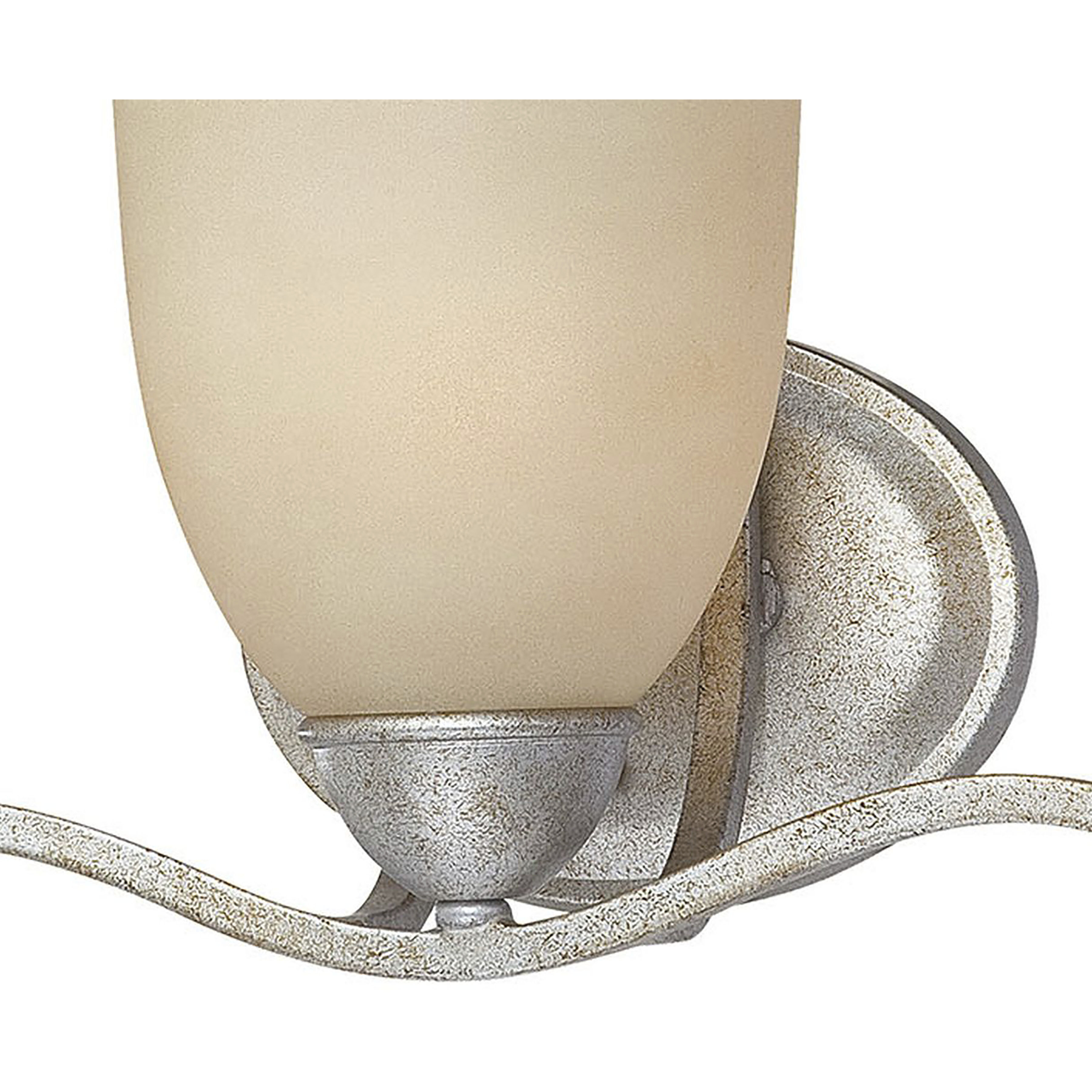 Triton 3 Light 21 inch Moonlight Silver Wall Lamp Wall Light