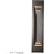 Art + Alchemy Procession 2 Light 40 inch White and Coastal Black Outdoor Sconce in Coastal White and Coastal Black, Large