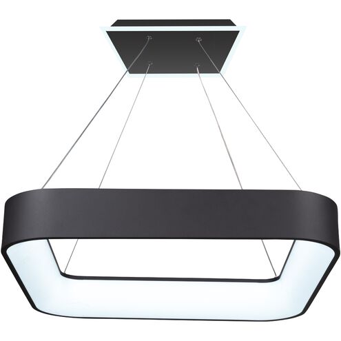 Lazio LED 23.5 inch Black Chandelier Ceiling Light
