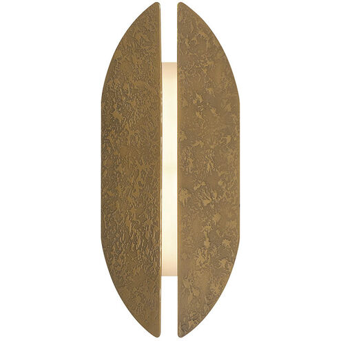 Inntra 1 Light 14 inch Brass Outdoor Wall Sconce