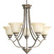Spirit 5 Light 25.5 inch Pebbles Chandelier Ceiling Light