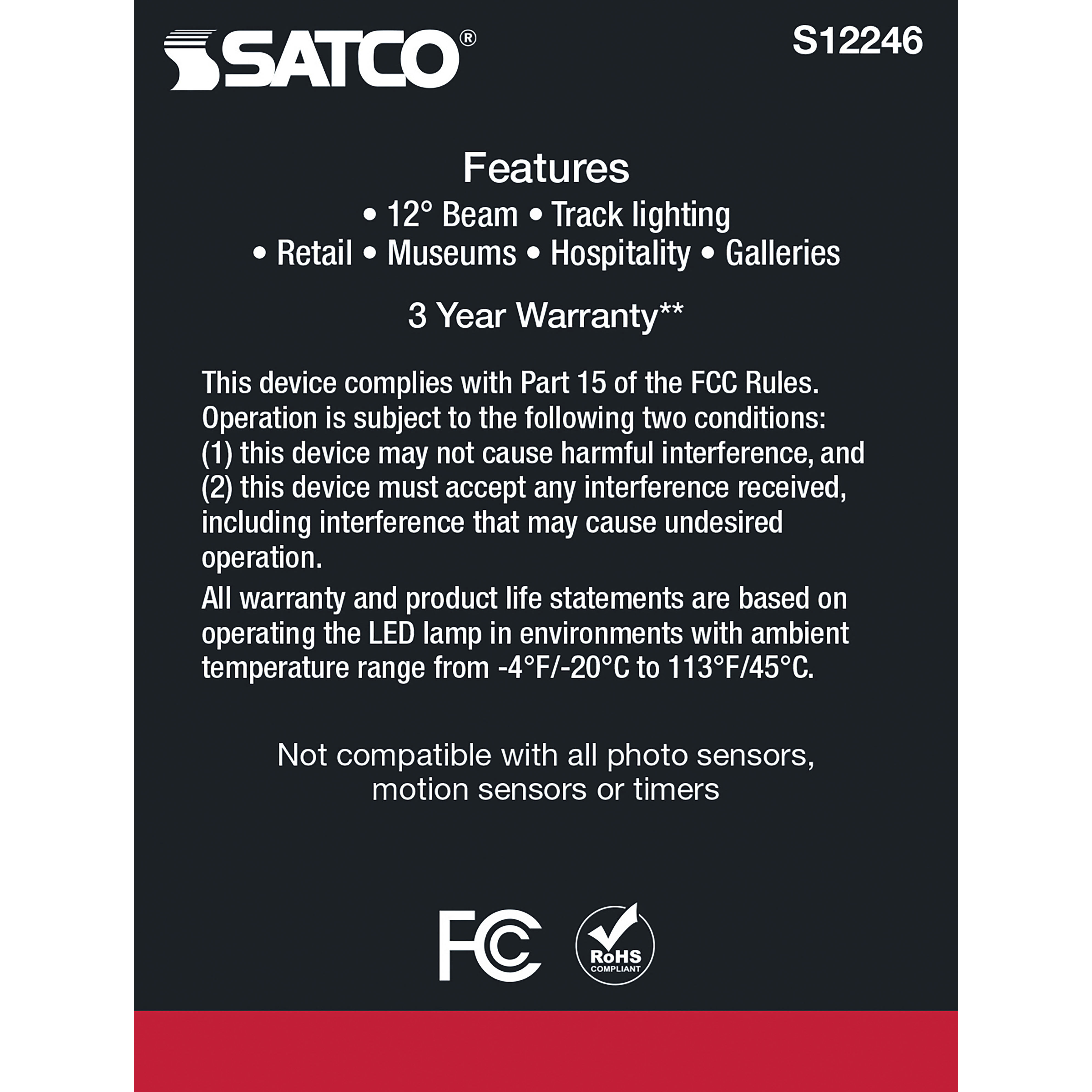 Lumos LED LED G53 12.00 watt 3000K Light Bulb