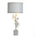 Cameron 34 inch 100.00 watt Clear and Marble and Gold Table Lamp Portable Light